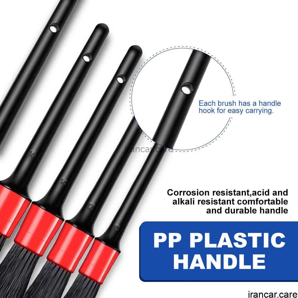 مجموعه کامل برس دیتیلینگ خودرو 5 عددی Auto Detailing Cleaning Brush Set - Image 3