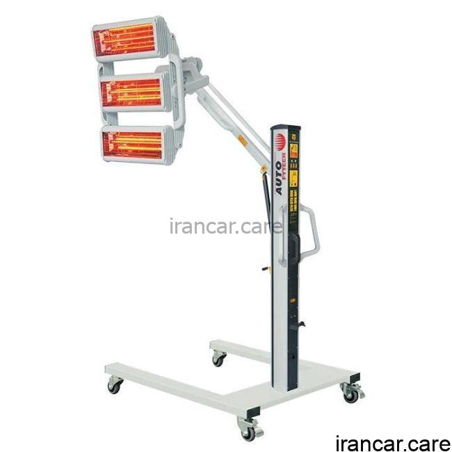 دستگاه خشک کن رنگ مادون قرمز سه لامپ مدل INFRARED CURING LAMP FY-3W