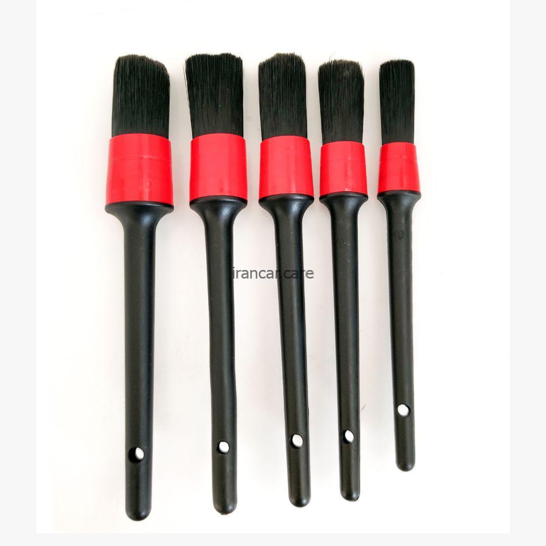مجموعه کامل برس دیتیلینگ خودرو 5 عددی Auto Detailing Cleaning Brush Set (1)