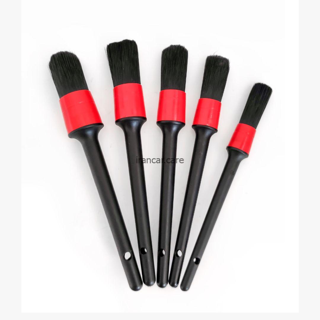 مجموعه کامل برس دیتیلینگ خودرو 5 عددی Auto Detailing Cleaning Brush Set