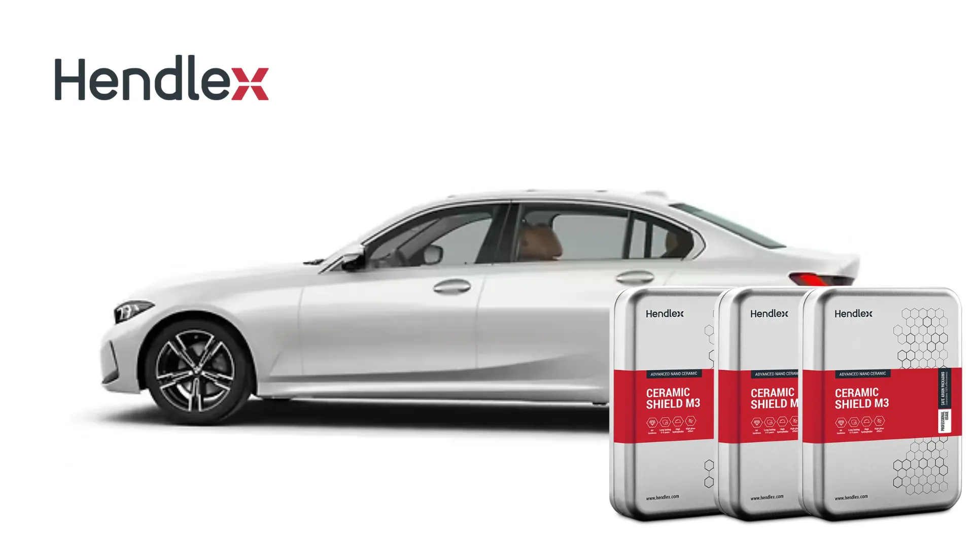 کیت نانو سرامیک بدنه خودرو هندلکس مدل HENDLEX CERAMIC SHIELD NC9