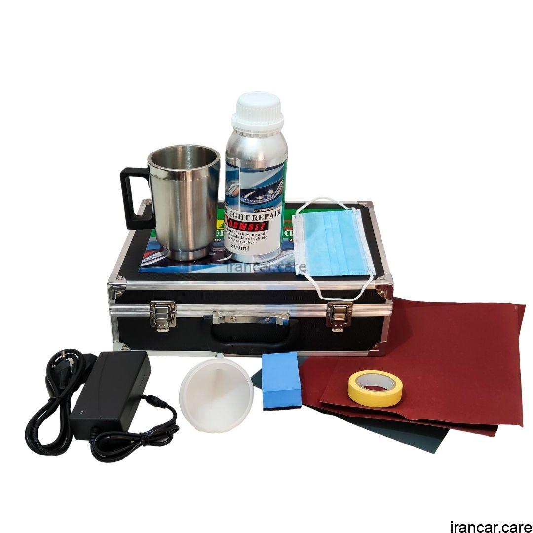 دستگاه شفاف سازی چراغ خودرو مدل HEADLIGHT RENOVATION KIT (1)