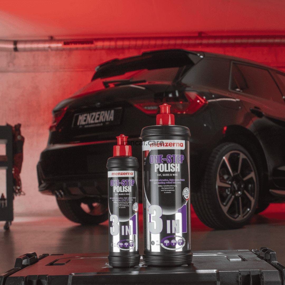 پولیش تک مرحله ای رنگ خودرو منزرنا مدل One Step Polish 3in1 (1)