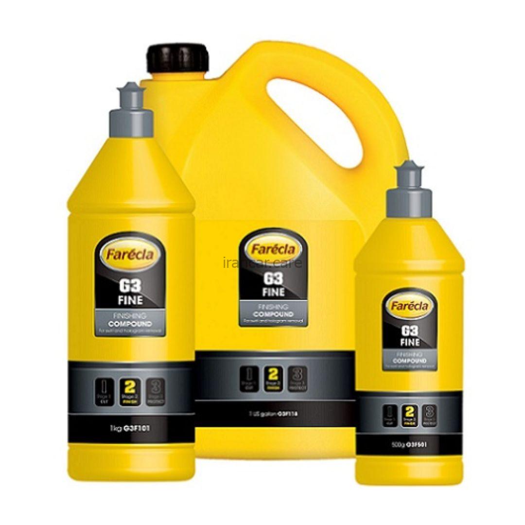 پولیش نرم حرفه ای بدنه خودرو فارکلا مدل G3 FINISHING COMPOUND (1)