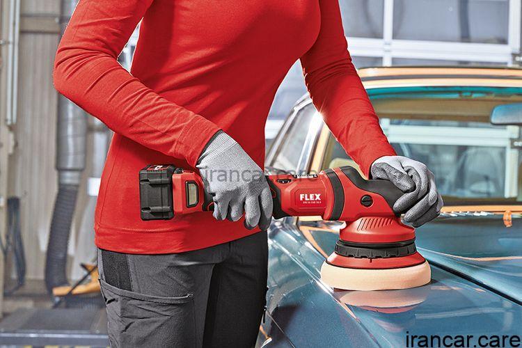 کیت کامل دستگاه پولیش اوربیتال شارژی فلکس - Image 3
