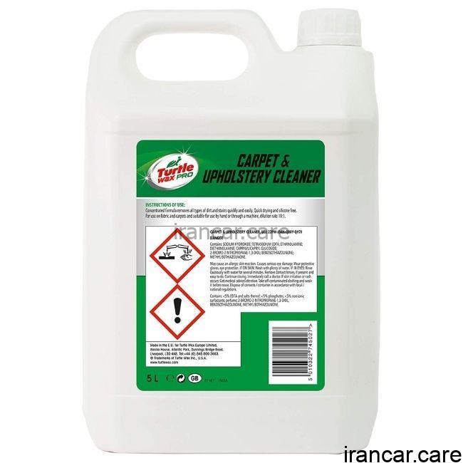 مایع صفرشویی ۵ لیتری ترتل واکس Turtle Wax 51167 Car Interior Carpet