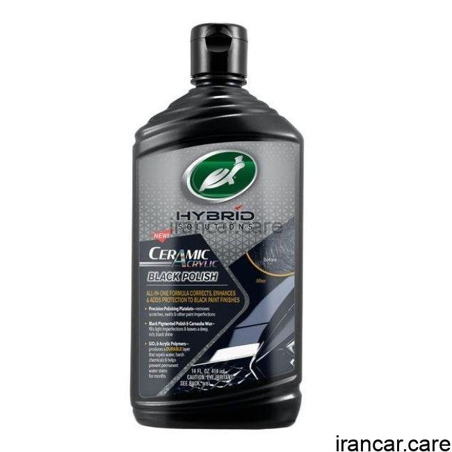 پولیش نانو سرامیک مخصوص رنگ مشکی ترتل واکس