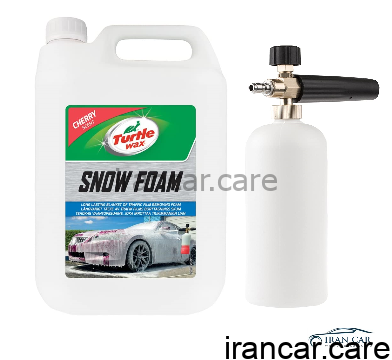 کیت شامپو و گان کف پاش ترتل واکس