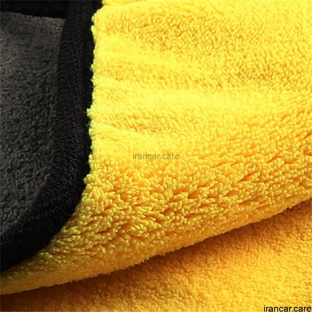 دستمال حوله مایکروفایبر نرم لبه دار 30*40 Pluche Microfiber