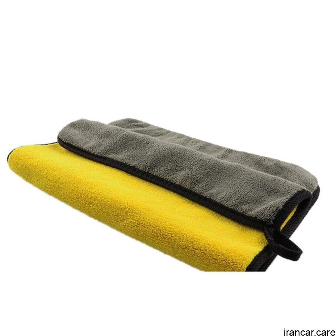 دستمال حوله مایکروفایبر نرم لبه دار 30*40 Pluche Microfiber