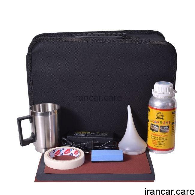 کیت شفاف سازی چراغ خودرو