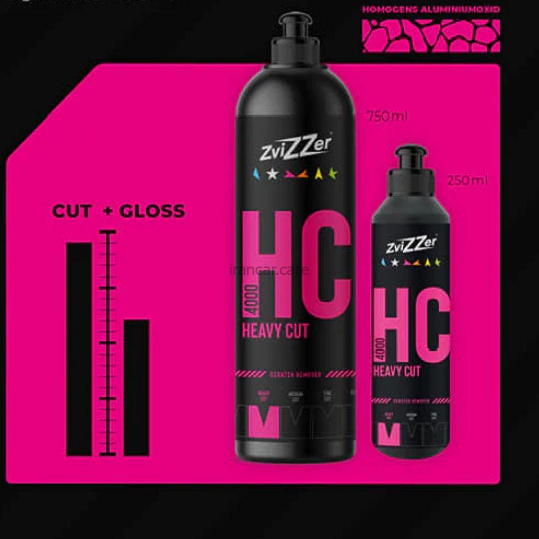 خمیر پولیش زبر بدنه خودرو زيزر ZviZZer مدل HC 4000