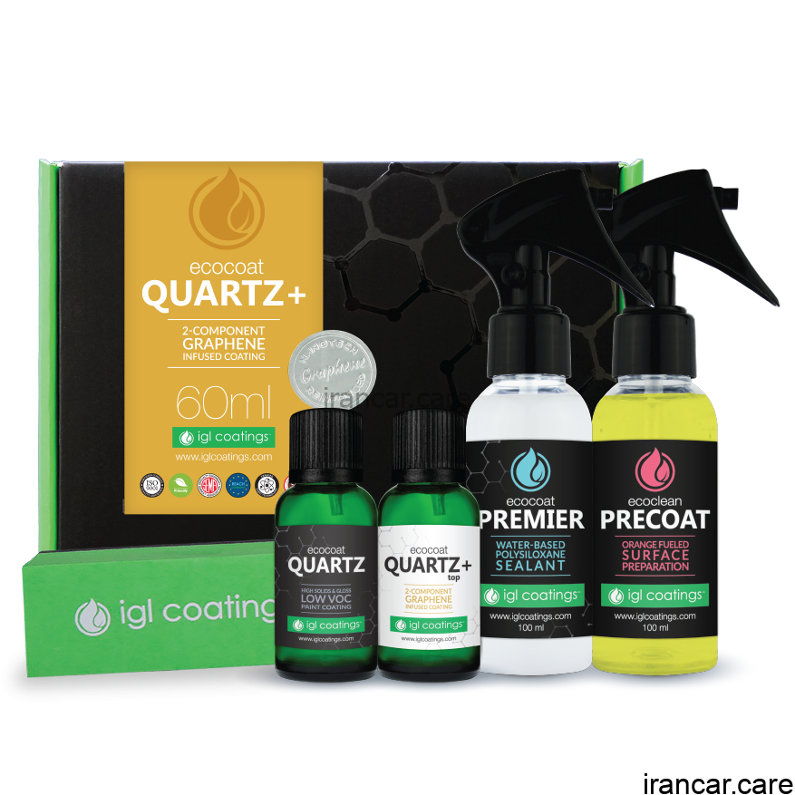 کیت پوشش سرامیک ۶۰ میلی لیتری کوارتز آی جی ال کوتینگز