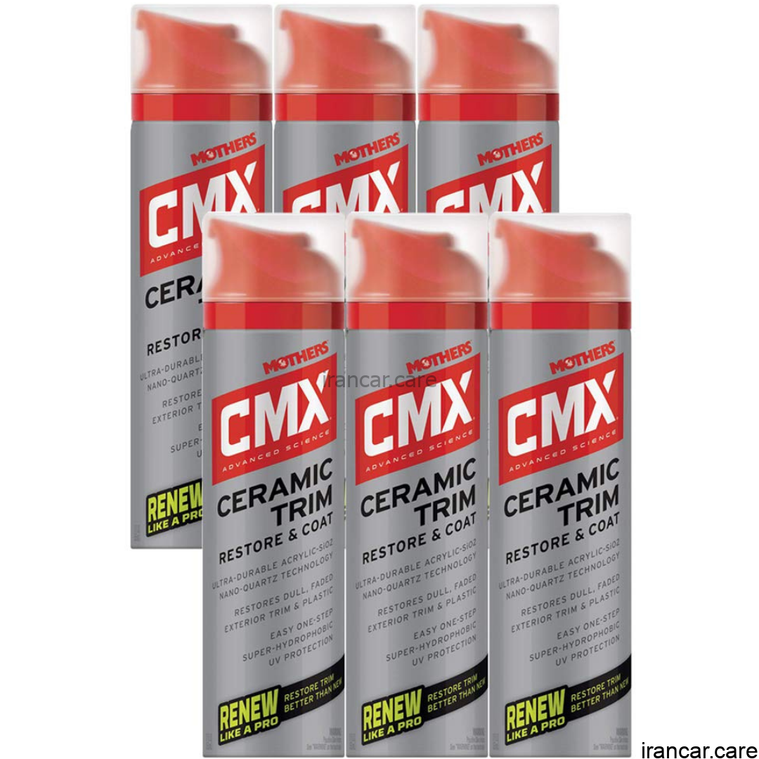 بسته ۶ عددی اسپری نانو سرامیک ترمیم و محافظ سطوح پلاستیکی مادرز CMX®