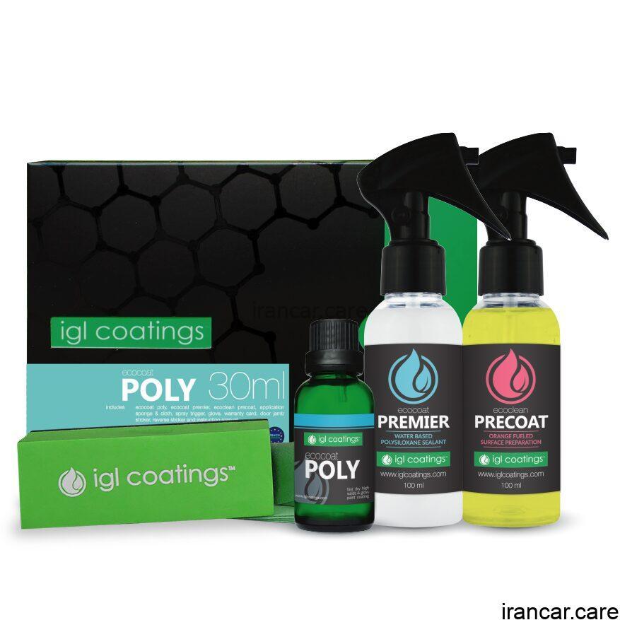کیت نانو سرامیک بدنه خودرو ای جی ال مدل: POLY حجم 30 میلی لیتر
