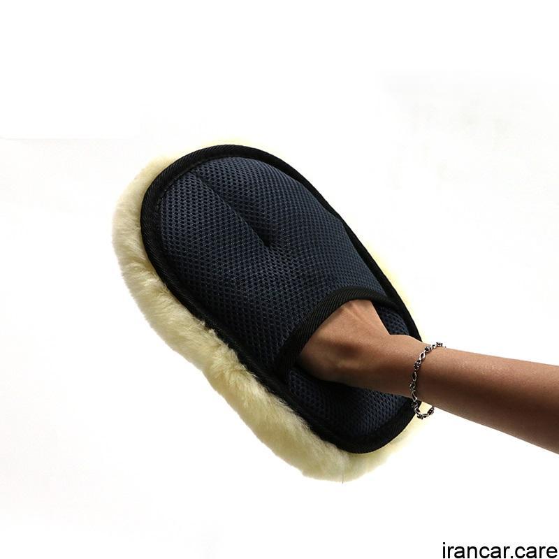 دستکش شستشو پوست بره سورینبو 2 عددی