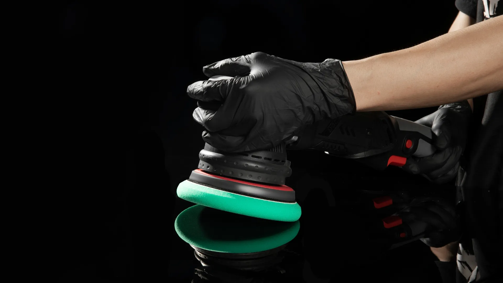 پد پولیش زبر دستگاه دوال اکشن سایز 125 میلی متری اس جی سی بی مدل SGGA125