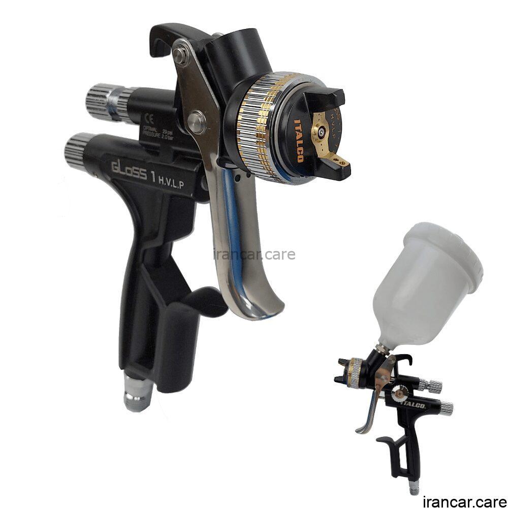 پیستوله رنگ ماشین ایتالکو مدل GLOSS1 HVLP 1.4mm