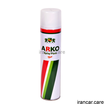 اسپری رنگ سفید مات ارکو کد ARKO 9001 MATT