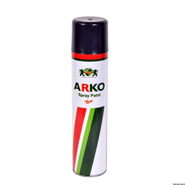 اسپری رنگ مشکی مات ارکو Arko RAL 9005 Mat