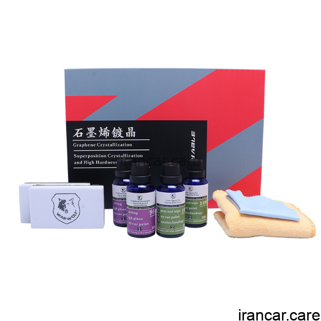 کیت 4 عددی پوشش نانو سرامیک مخصوص بدنه خودرو graphene ceramic coating (1)