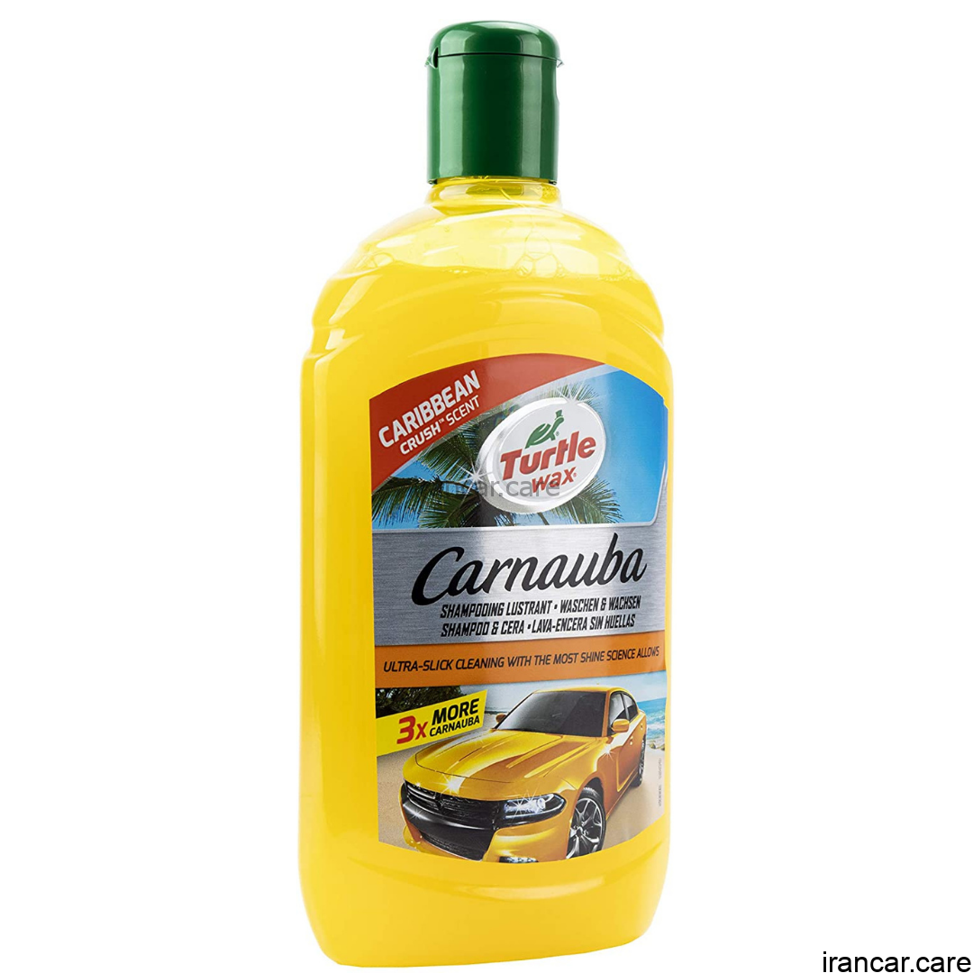 شامپو براق کننده بدنه خودرو ترتل واکس Turtle Wax Carnauba Wash & Wax - Image 2