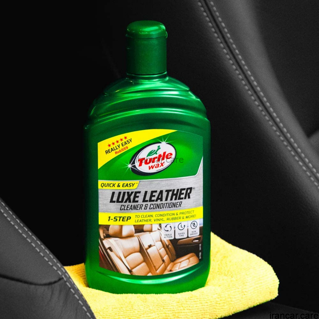 مایع ترمیم کننده و پاک کننده چرم صندلی خودرو Turtle Wax 51793 Luxe Leather