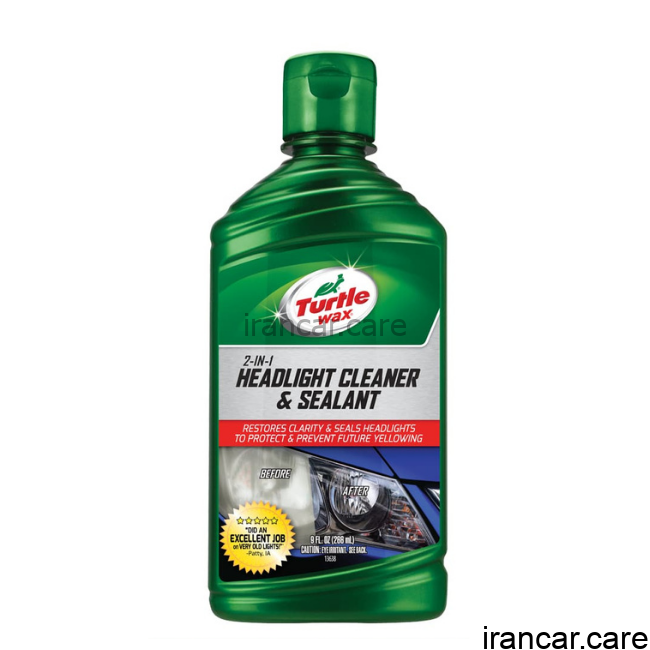 پولیش چراغ جلو خودرو ترتل واکس مدل Turtle Wax Headlight Cleaner