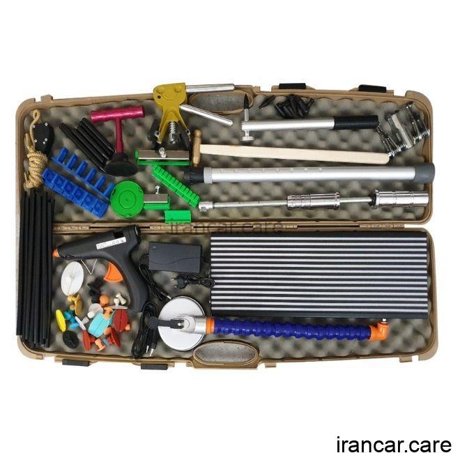 کیت ابزار تگرگ کش صافکاری 70 عددی بدون رنگ PDR کد 4598400