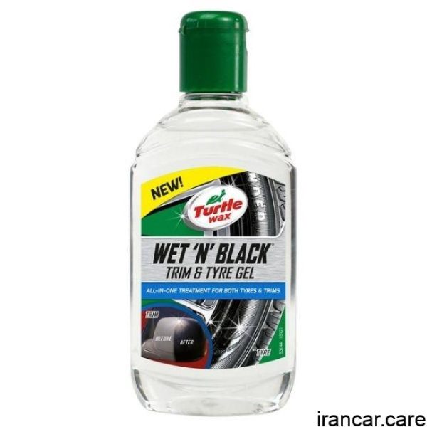 Turtle Wax Wet N Black Tyre & Trim Gel