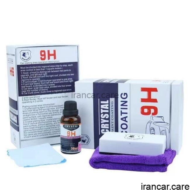 کیت نانو سرامیک بدنه خودرو وارولف مدل crystal 9h ceramic car coating nano