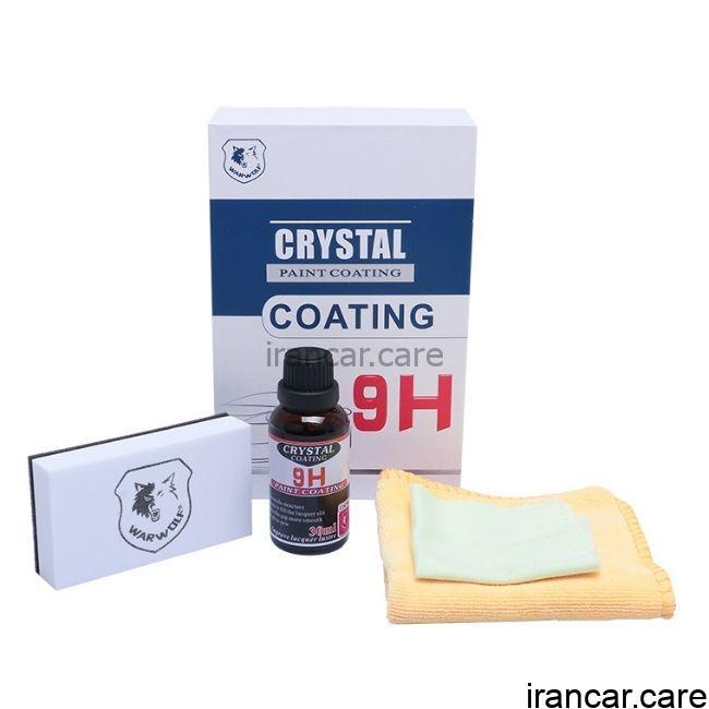 کیت نانو سرامیک بدنه خودرو وارولف مدل crystal 9h ceramic car coating nano