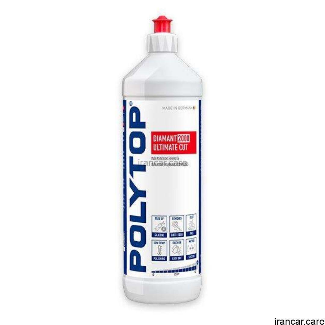 پولیش زبر بدنه خودرو پلی تاپ Polytop Diamond 2000 Ultimate Cut 1 L