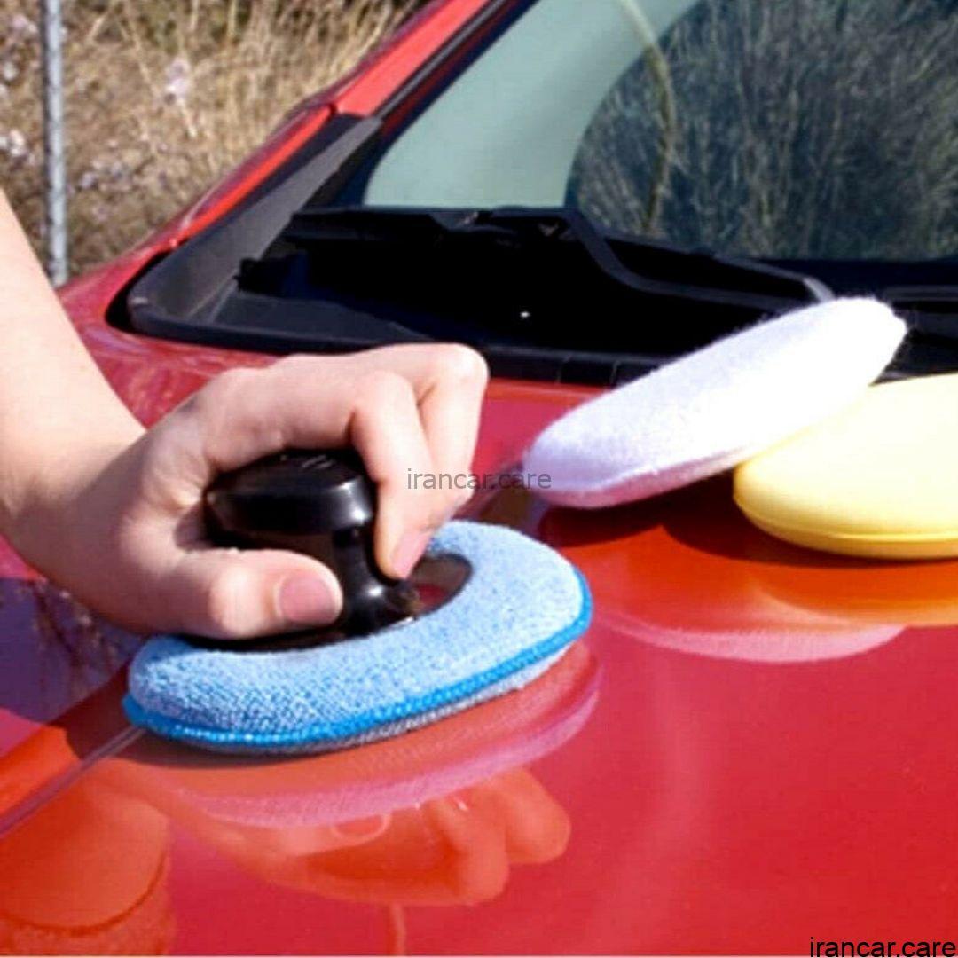 کیت 3 عددی پد اجرای پولیش واکس بدنه خودرو 3 Car Wax Polish Applicator Pads (1)