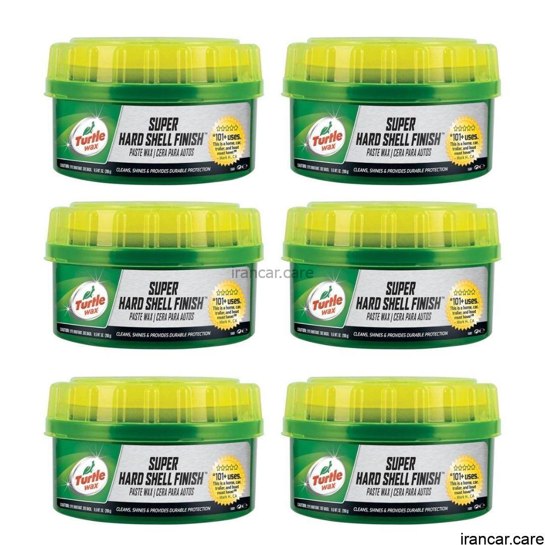 خمیر واکس بدنه خودرو ترتل واکس بسته 6 عدد مدل Turtle Wax T-223