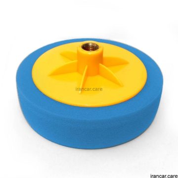 پد پولیش زبر خودرو Blue Polishing sponge 150mm