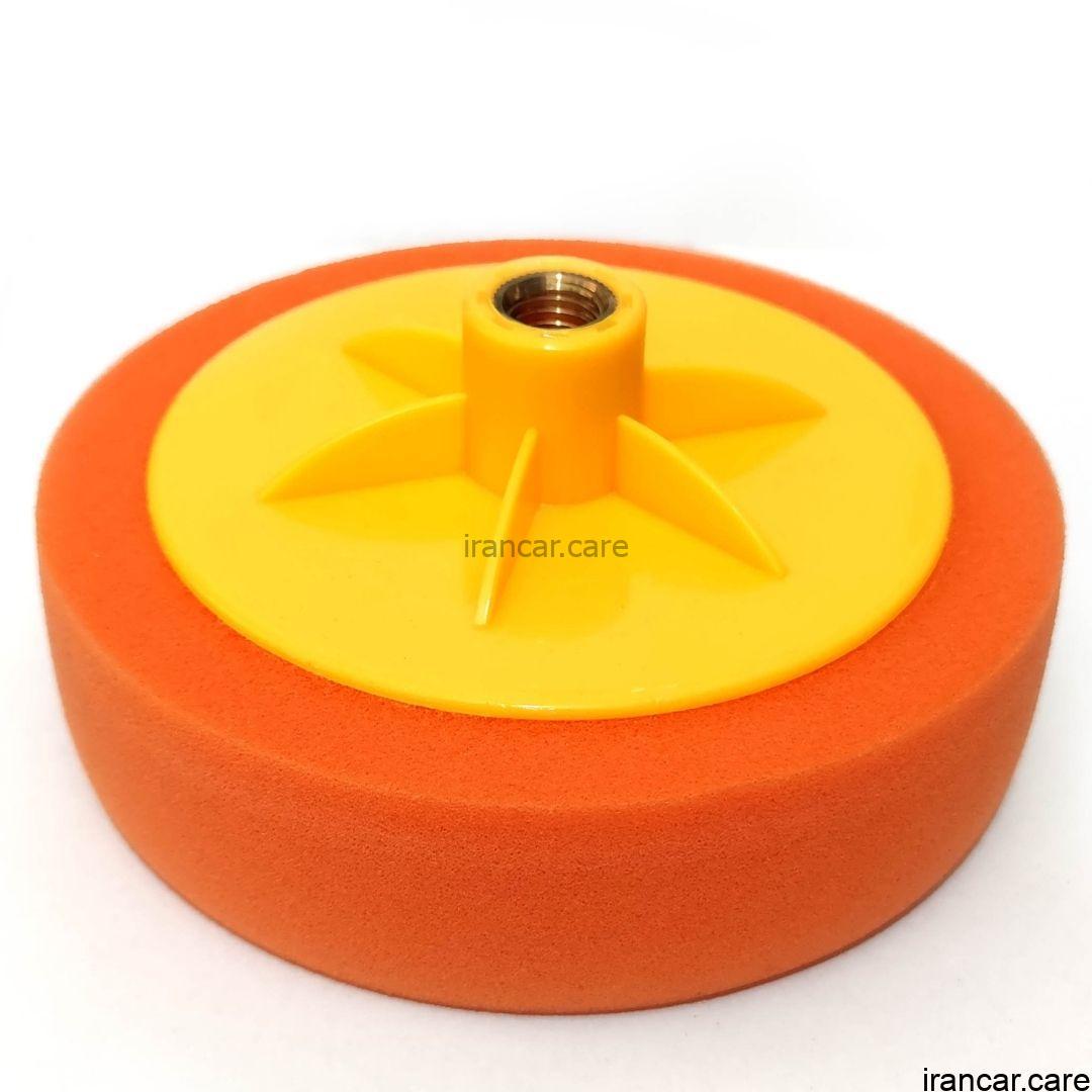 پد پولیش نیمه زبر خودرو ORANGE Polishing sponge 150mm