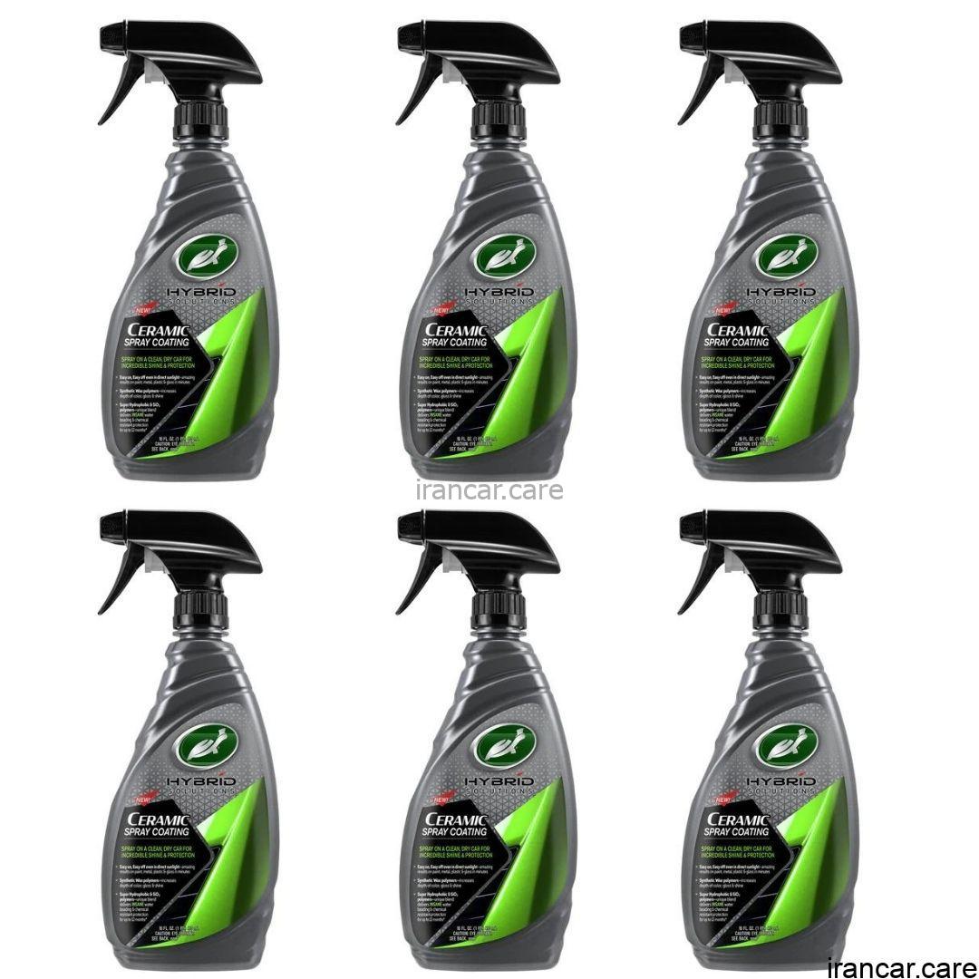 اسپری نانو سرامیکی بدنه خودرو ترتل واکس بسته ۶ عدد مدل Turtle Wax 53409