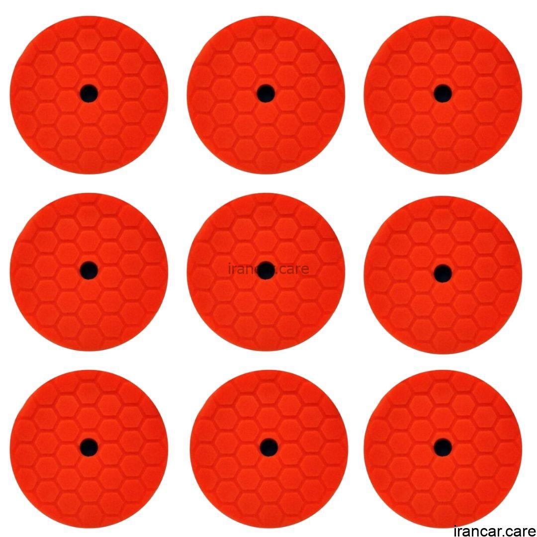 پد پولیش اوربیتال زبر سایز 15 Hex-Logic Heavy بسته 9 عددی