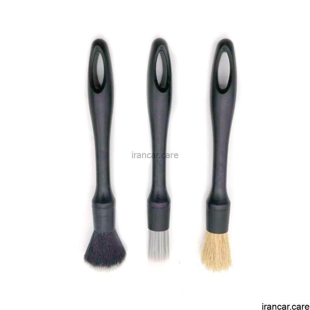 ست 3 عددی برس دیتیلینگ خودرو مدل Auto Detailing Brush Set