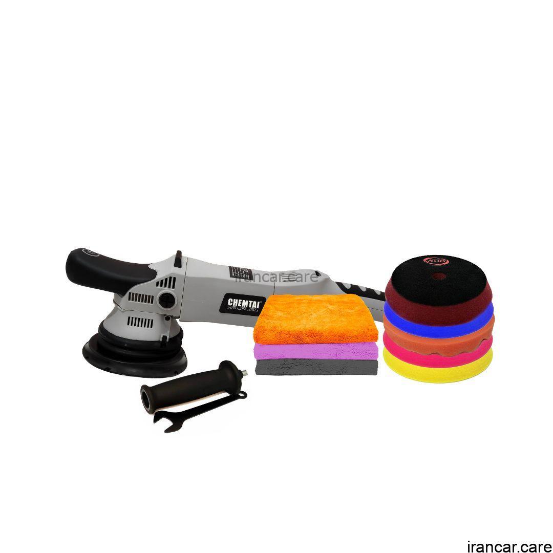 کیت دستگاه پولیش اوربیتال سایز 15 سی لاین North Wolf DA polisher