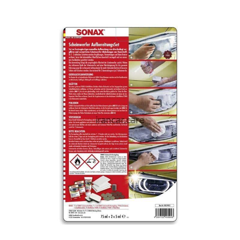 کیت ترمیم چراغ خودرو سوناکس مدل SONAX 4059410 (2)