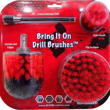 کیت 4 عددی برس صفرشویی دریلی مدل Drill Brushes