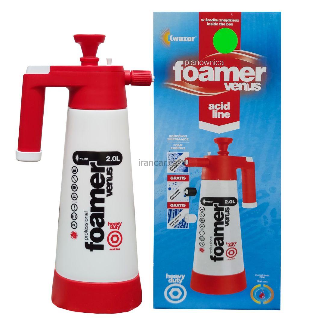 گان کف و مواد پاش پمپی کوازار Kwazar مدل Foamer HD acid line