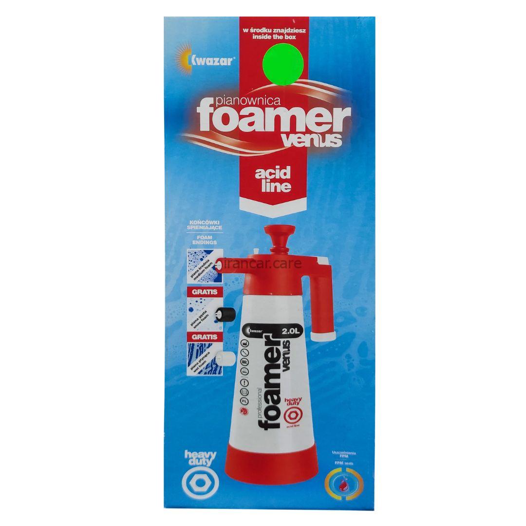 گان کف و مواد پاش پمپی کوازار Kwazar مدل Foamer HD acid line