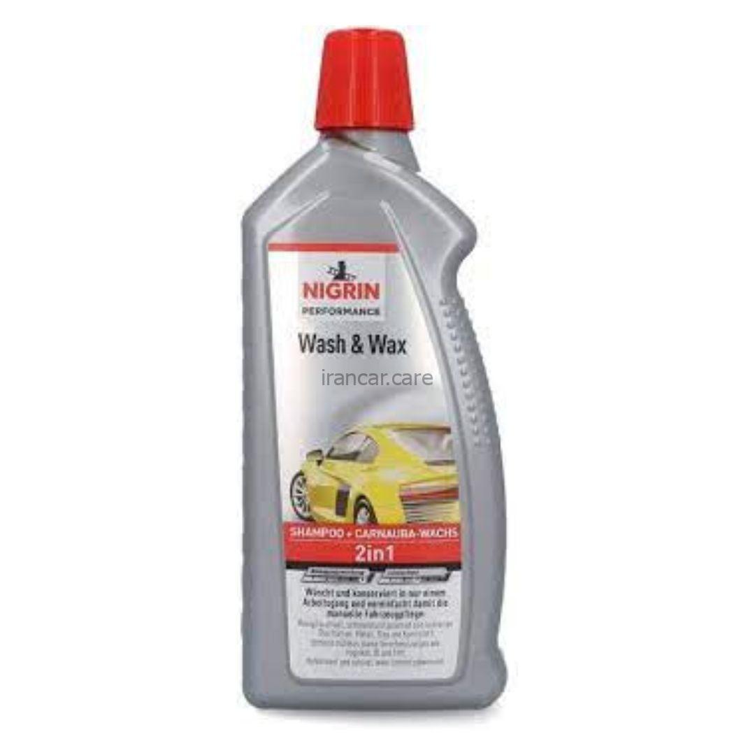 شامپو واکس بدنه خودرو نیگرین مدل NIGRIN Wash & Wax
