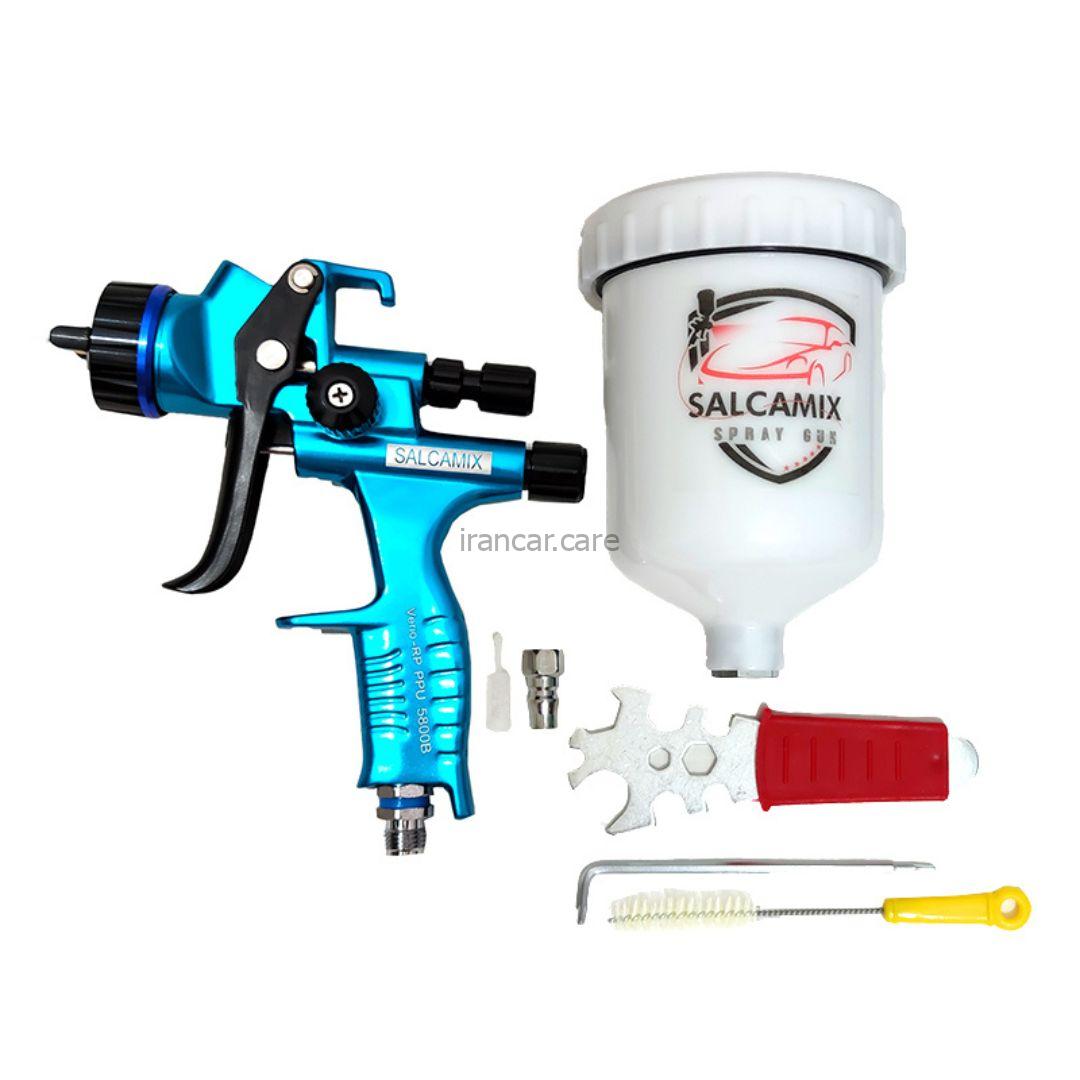پیستوله رنگ بدنه خودرو 3 تنظیم سالکامیکس Salcamix مدل 5800B