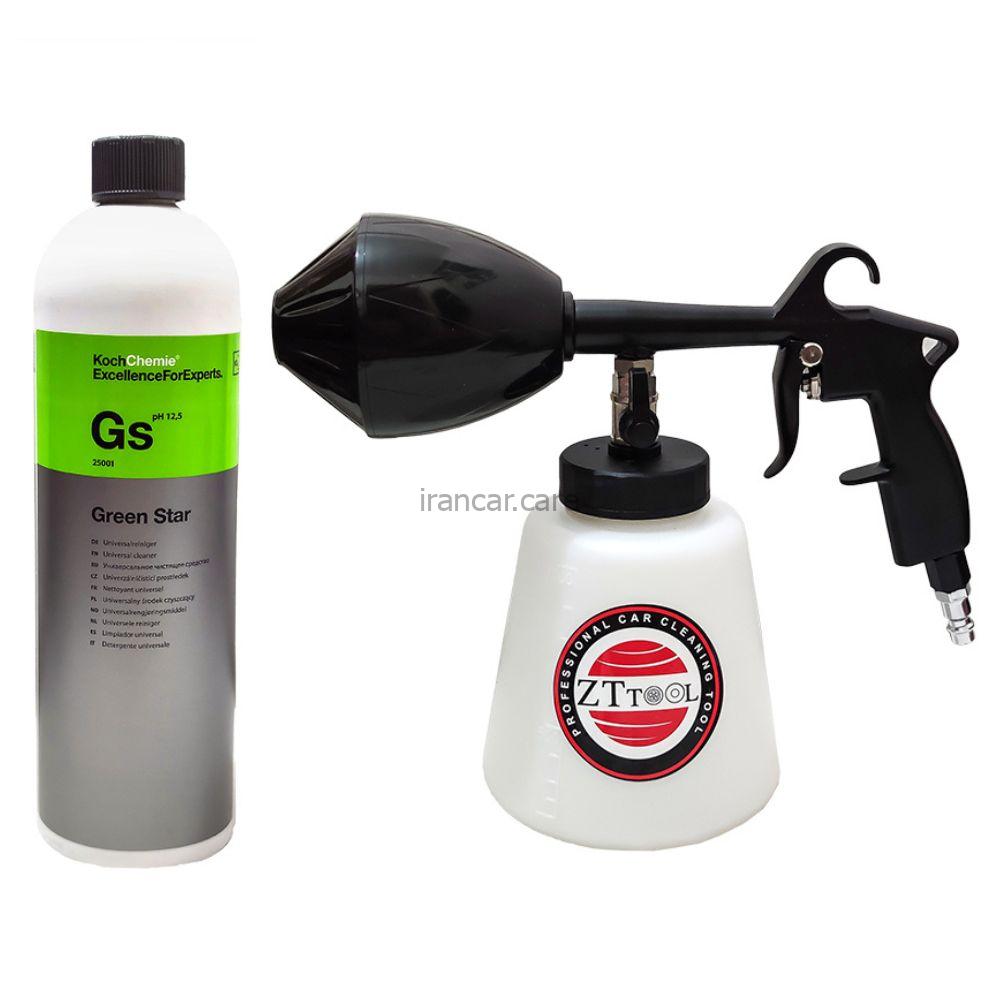 کیت دستگاه کف پاش کارواش و شامپو فوم کوکمی koch chemie Tornador Foam