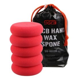 پک 5 عددی پدهای اپلیکاتور واکس خودرو اس جی سی بی مدل SGCBbest car wax applicator pads