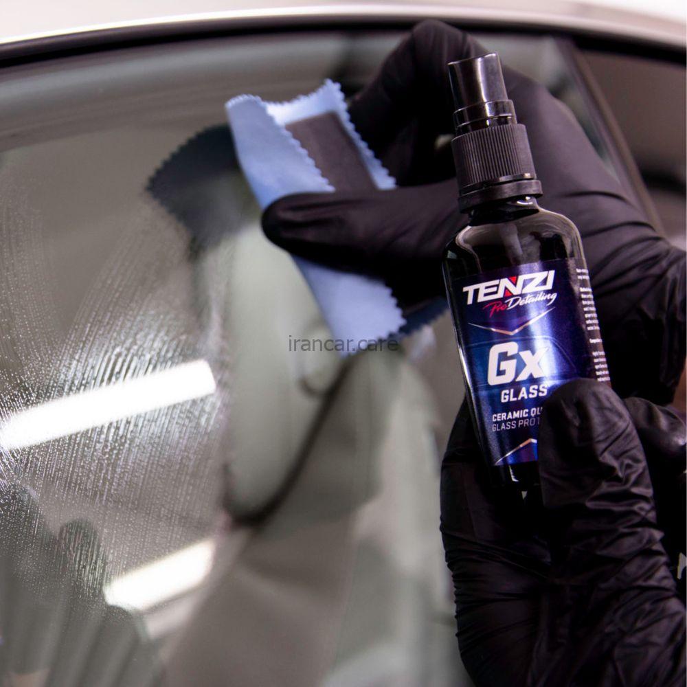 پوشش نانو سرامیک شیشه خودرو تنزی مدل Tenzi Pro Detailing GX Glass